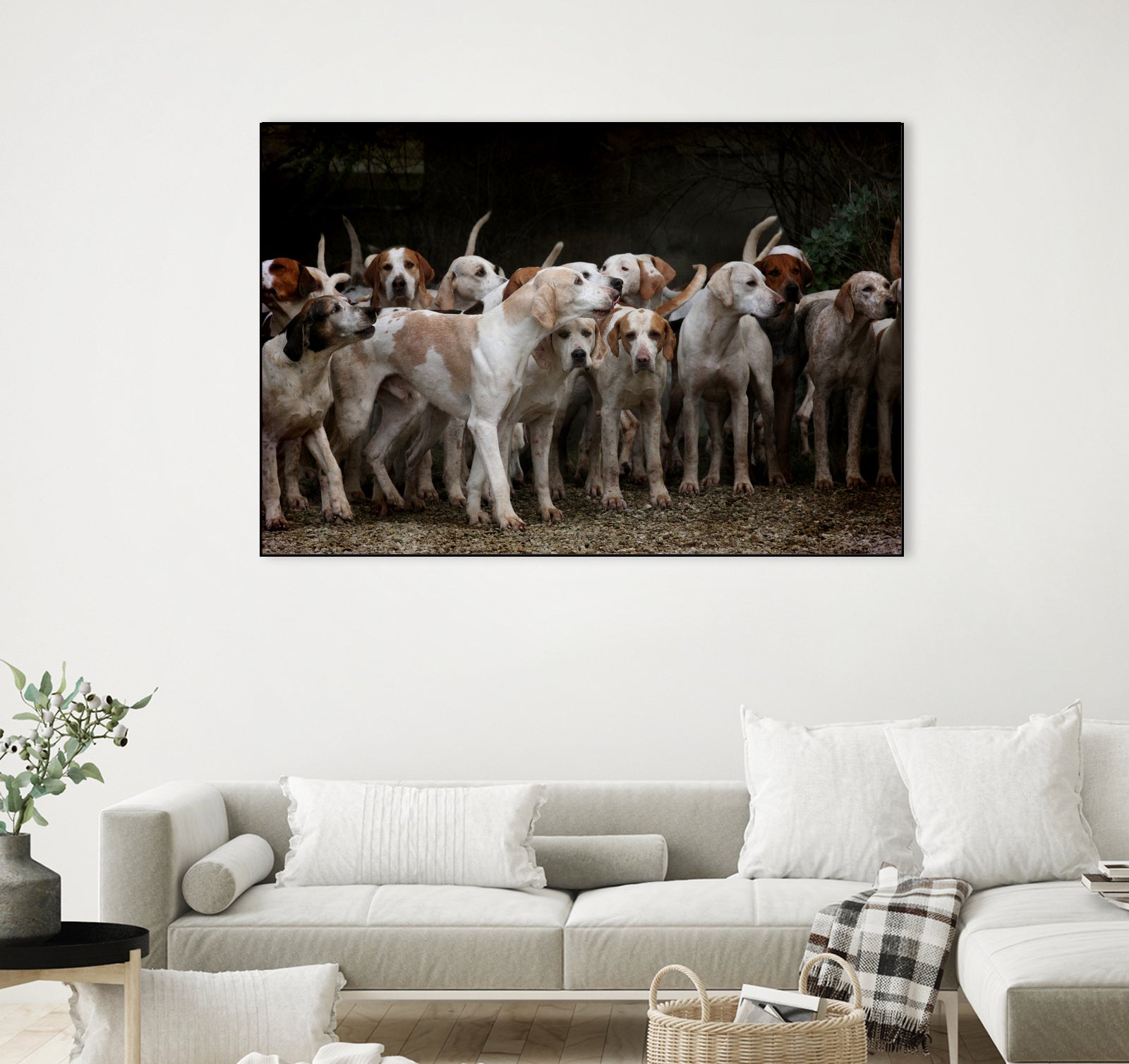 dog herd canine animal pet hounds by Retno Asih Mustakimah on GIANT ART - brown photo manipulation