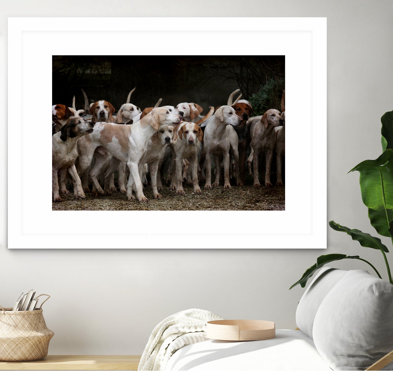 dog herd canine animal pet hounds by Retno Asih Mustakimah on GIANT ART - brown photo manipulation