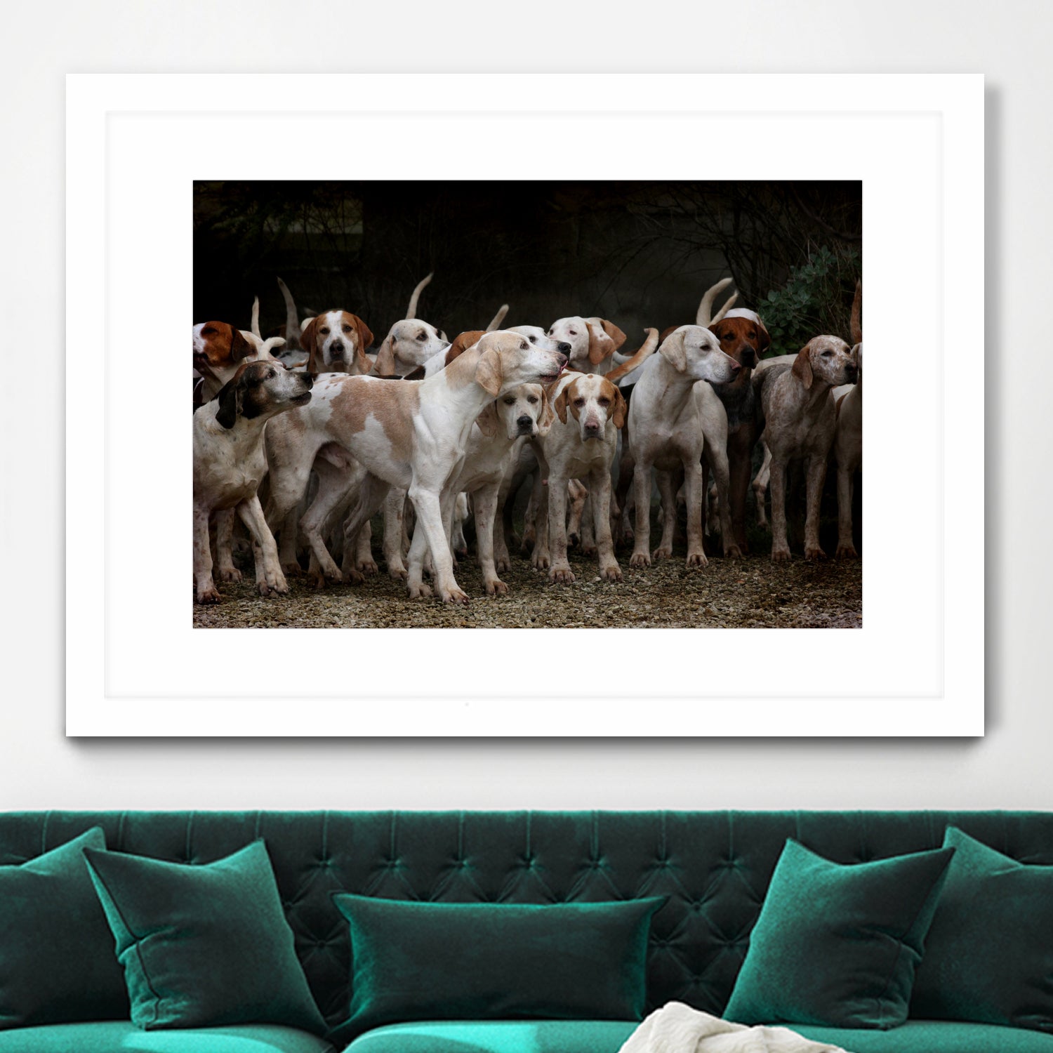 dog herd canine animal pet hounds by Retno Asih Mustakimah on GIANT ART - brown photo manipulation