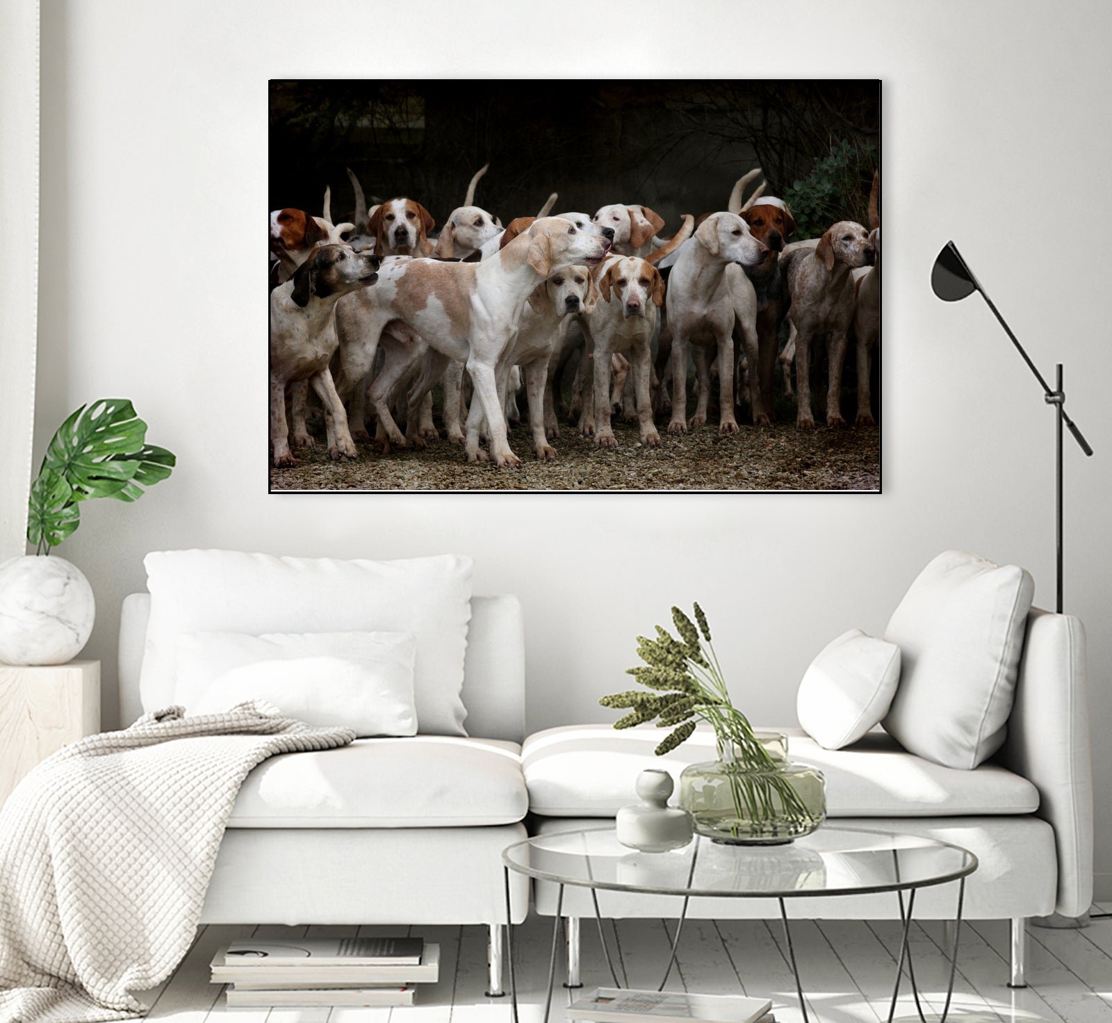 dog herd canine animal pet hounds by Retno Asih Mustakimah on GIANT ART - brown photo manipulation