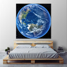 Planet Earth by Tenyo Marchev on GIANT ART - black 3d art