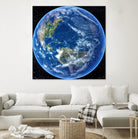 Planet Earth by Tenyo Marchev on GIANT ART - black 3d art