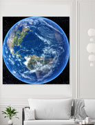 Planet Earth by Tenyo Marchev on GIANT ART - black 3d art