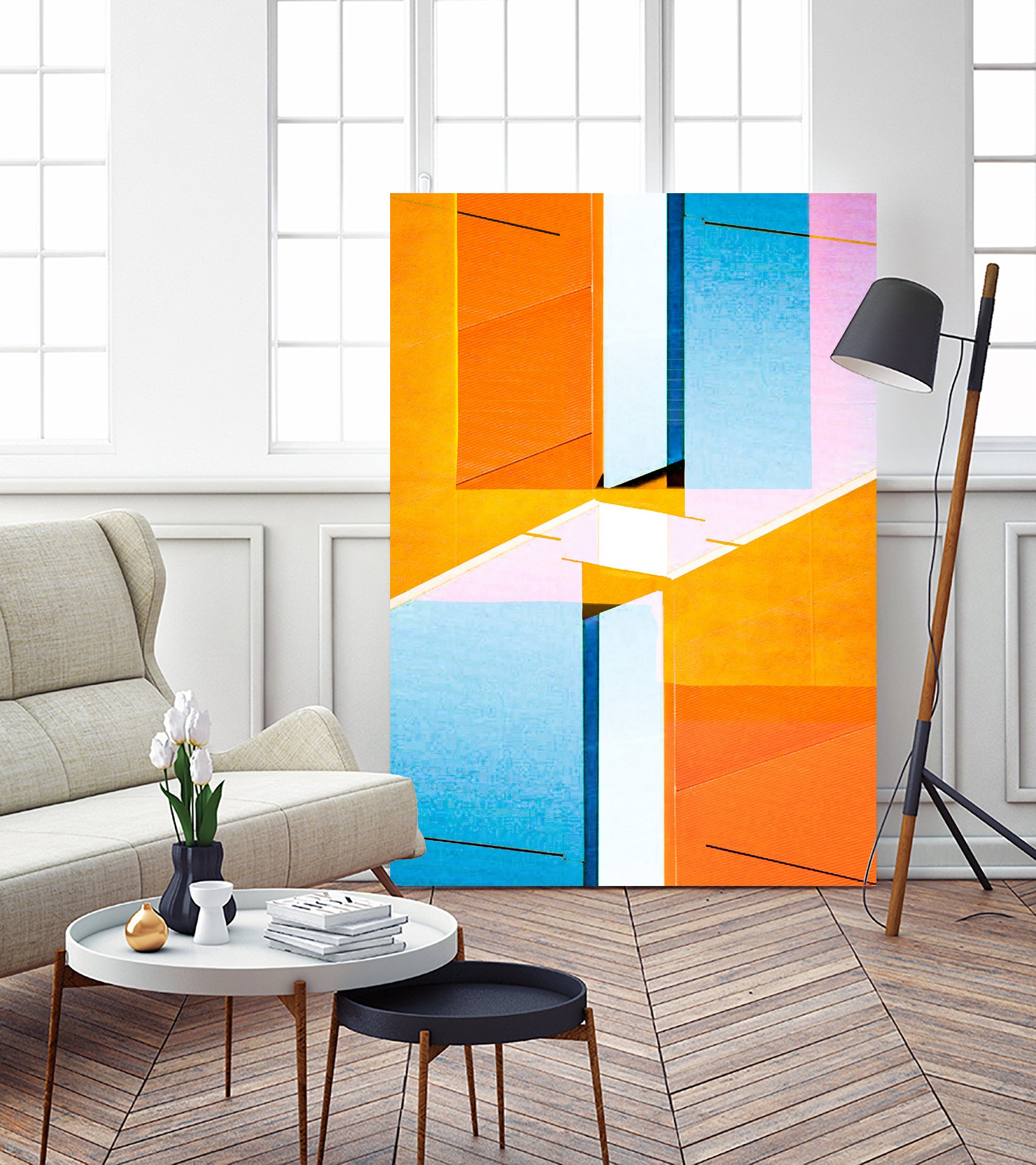 nie wiem co by Thin Line on GIANT ART - yellow digital painting