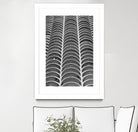 Layers - Marina Towers Chicago by Tara Vorhes on GIANT ART - black photo illustration