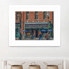 J&M Cafe and Cardroom by Darryl Brooks on GIANT ART - blue photo illustration