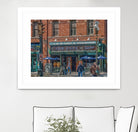 J&M Cafe and Cardroom by Darryl Brooks on GIANT ART - blue photo illustration