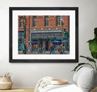 J&M Cafe and Cardroom by Darryl Brooks on GIANT ART - blue photo illustration