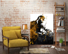 Violin music art gold and black #violin #music by Justyna Jaszke on GIANT ART - black digital painting