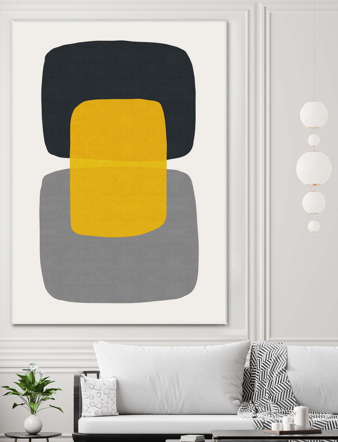 Abstract II by Vitor Costa on GIANT ART - yellow vector illustration