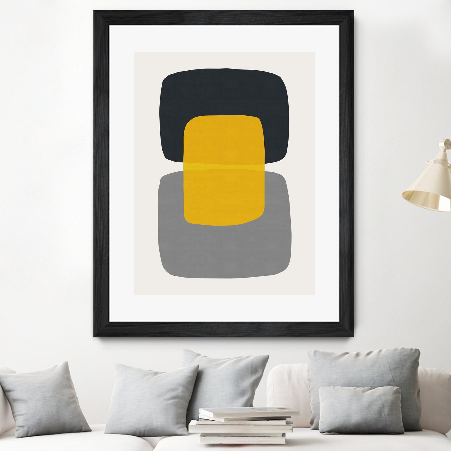 Abstract II by Vitor Costa on GIANT ART - yellow vector illustration