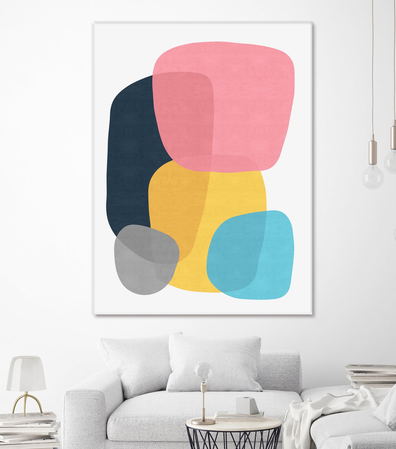 Abstract VII by Vitor Costa on GIANT ART - pink digital painting