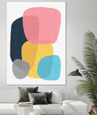 Abstract VII by Vitor Costa on GIANT ART - pink digital painting