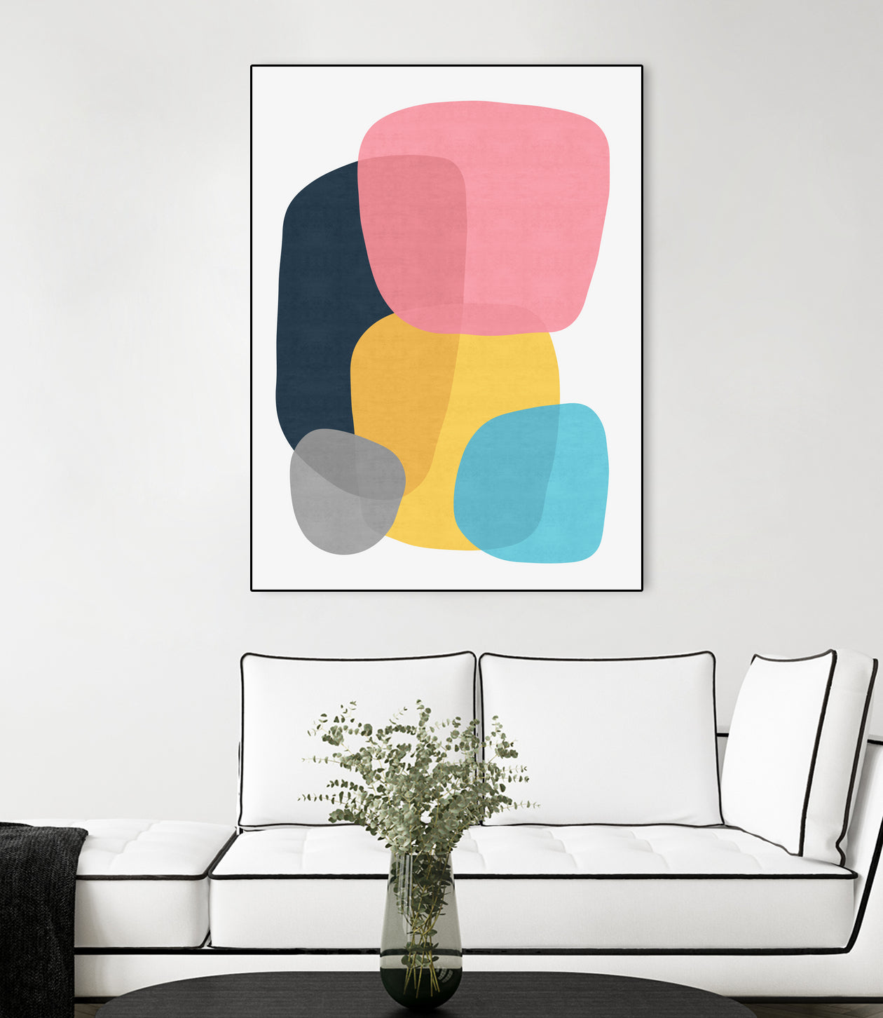 Abstract VII by Vitor Costa on GIANT ART - pink digital painting