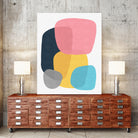 Abstract VII by Vitor Costa on GIANT ART - pink digital painting