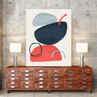 Abstract XIV by Vitor Costa on GIANT ART - blue digital painting