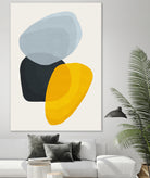 Abstract XVII by Vitor Costa on GIANT ART - yellow digital painting