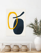 Abstract XVIII by Vitor Costa on GIANT ART - blue vector illustration