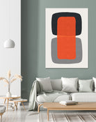 Abstract XXI by Vitor Costa on GIANT ART - red digital painting