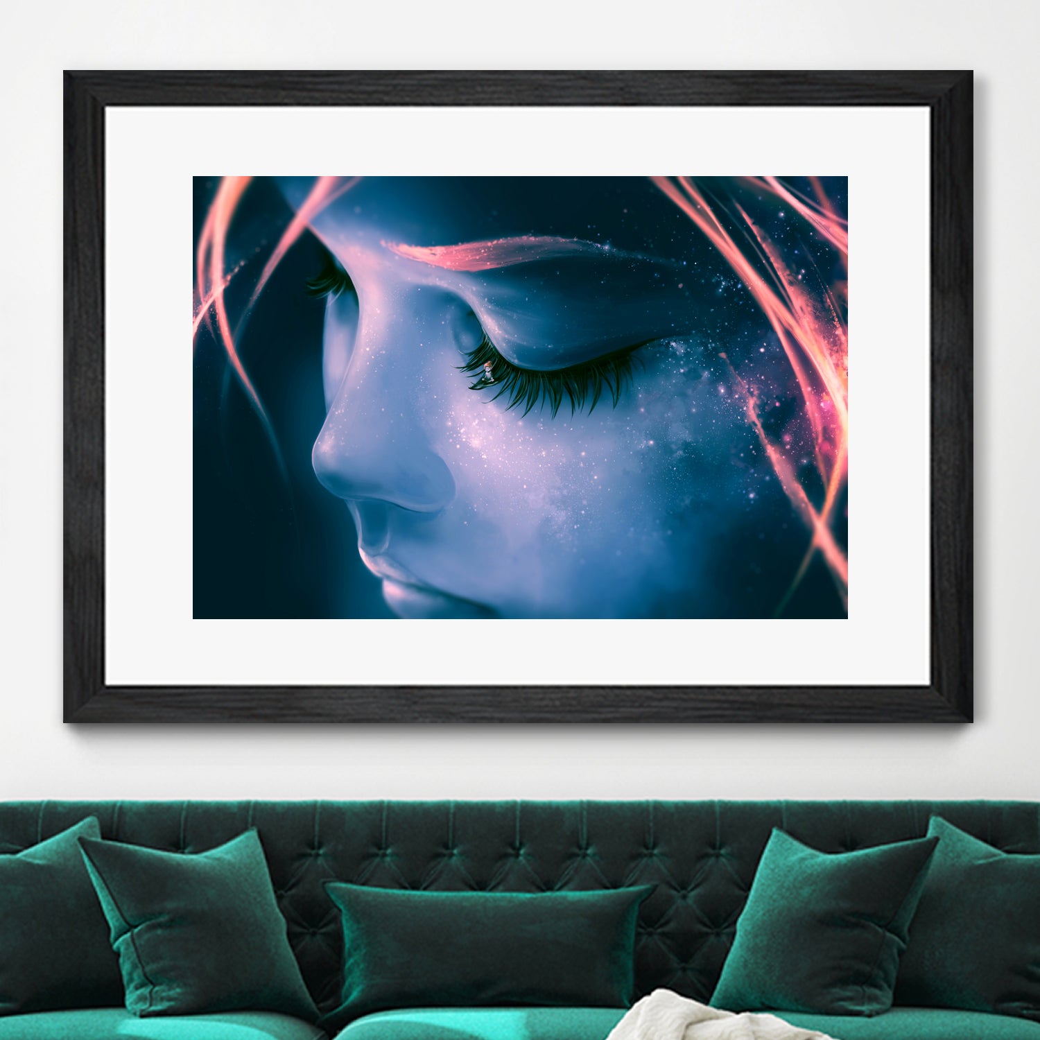 Focus on Yourself by Cyril Rolando on GIANT ART - blue digital painting