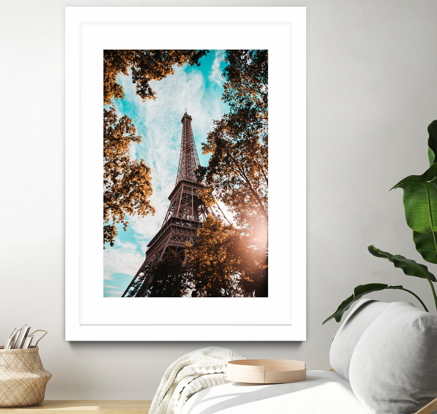 Sun on Effeil Tower by Marc Lamy on GIANT ART - orange photo manipulation