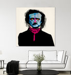 Edgar Allan Poe by Alvaro Tapia on GIANT ART - blue digital painting