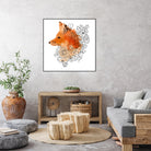 Watercolor Fox by Greta Berlin on GIANT ART - orange digital drawing