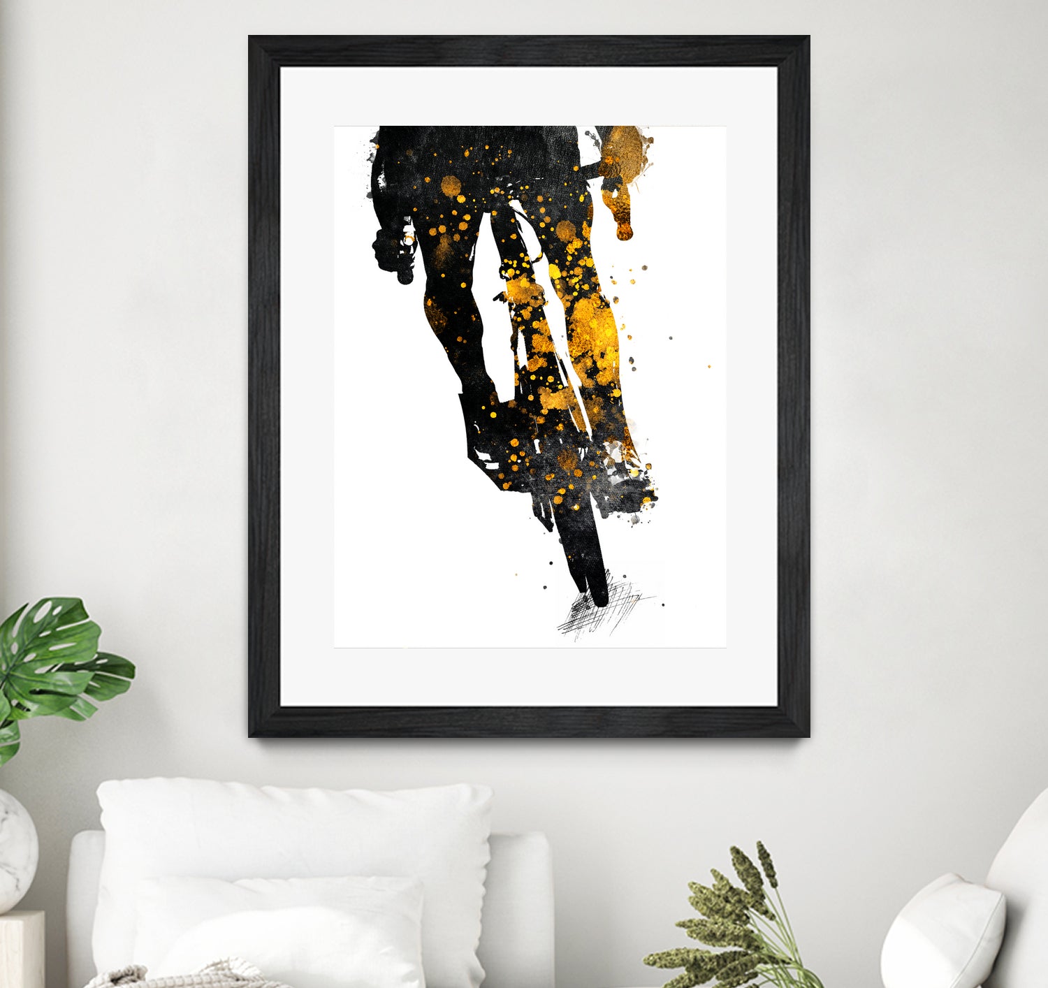 Cycling Bike sport art #cycling #sport by Justyna Jaszke on GIANT ART - black digital painting