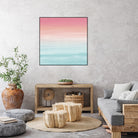 Touching Watercolor Abstract Beach Dream #1 #painting #decor by Anita & Bella Jantz on GIANT ART - orange digital painting