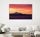 Mt. Baker Sunrise by Julian Russell on GIANT ART - yellow processing/programming