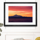 Mt. Baker Sunrise by Julian Russell on GIANT ART - yellow processing/programming