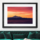 Mt. Baker Sunrise by Julian Russell on GIANT ART - yellow processing/programming