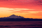 Mt. Baker Sunrise by Julian Russell on GIANT ART - yellow processing/programming