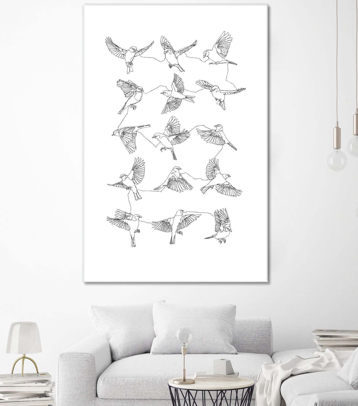 Birds by Edmund Maier on GIANT ART - white digital painting