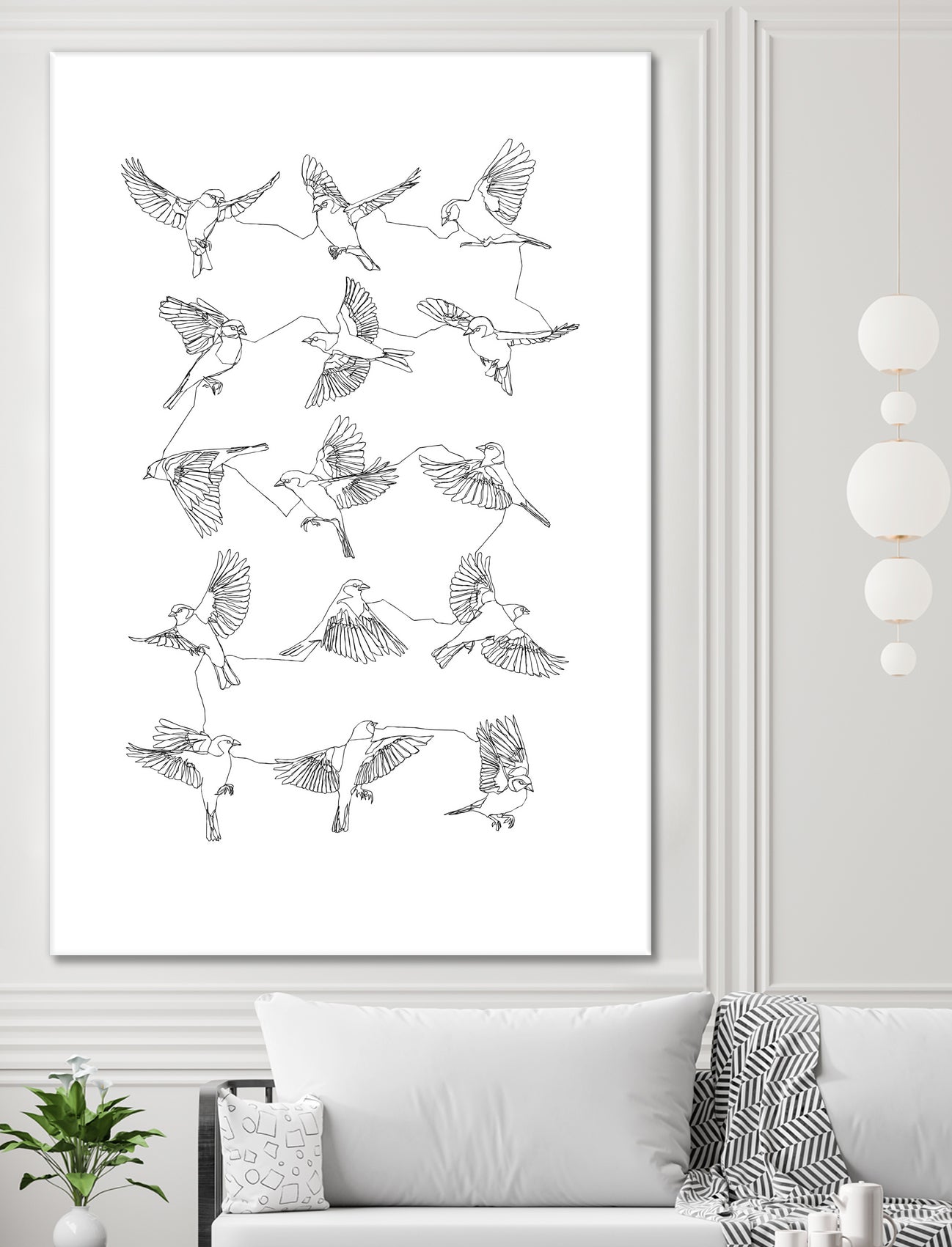 Birds by Edmund Maier on GIANT ART - white digital painting