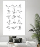 Birds by Edmund Maier on GIANT ART - white digital painting