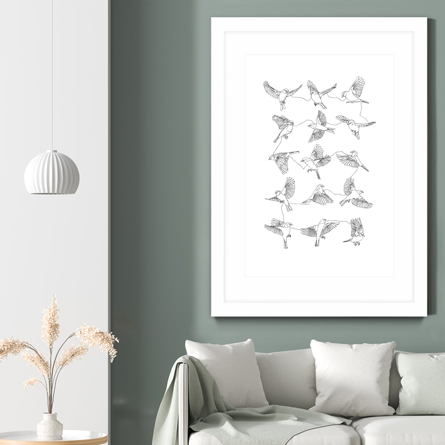 Birds by Edmund Maier on GIANT ART - white digital painting