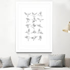 Birds by Edmund Maier on GIANT ART - white digital painting