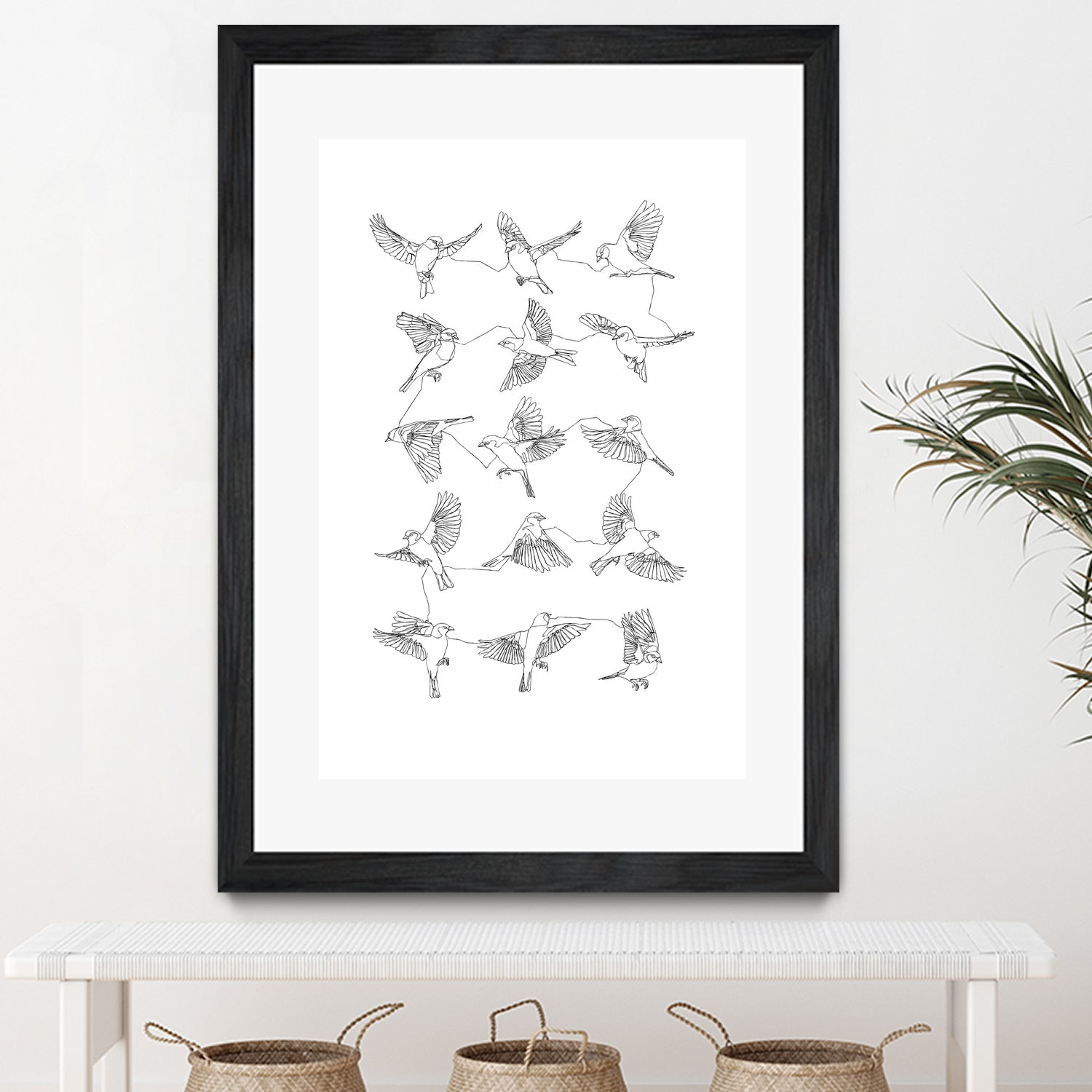 Birds by Edmund Maier on GIANT ART - white digital painting