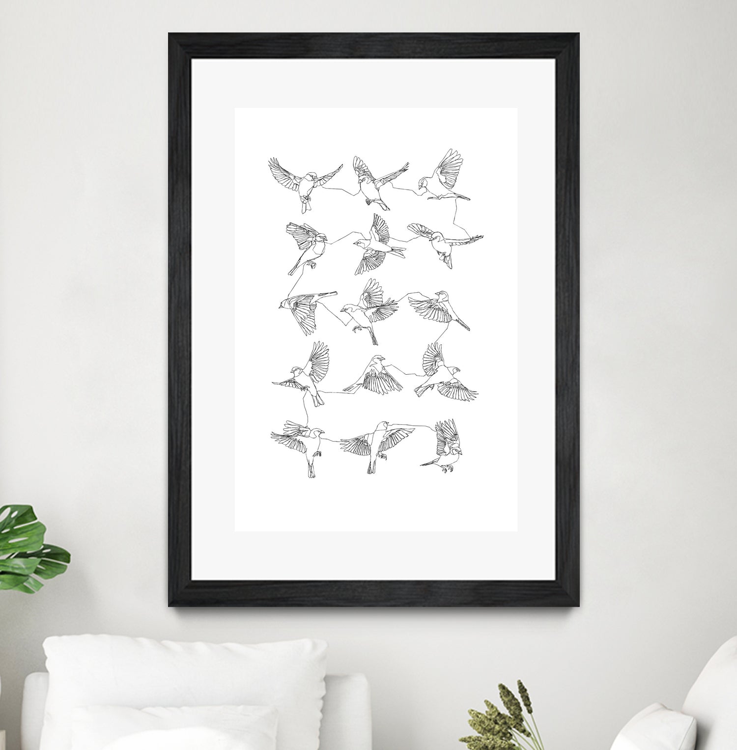 Birds by Edmund Maier on GIANT ART - white digital painting