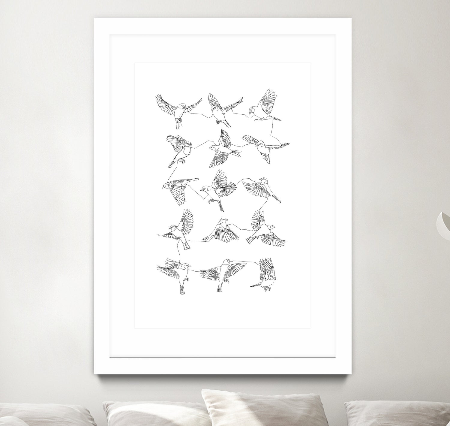 Birds by Edmund Maier on GIANT ART - white digital painting