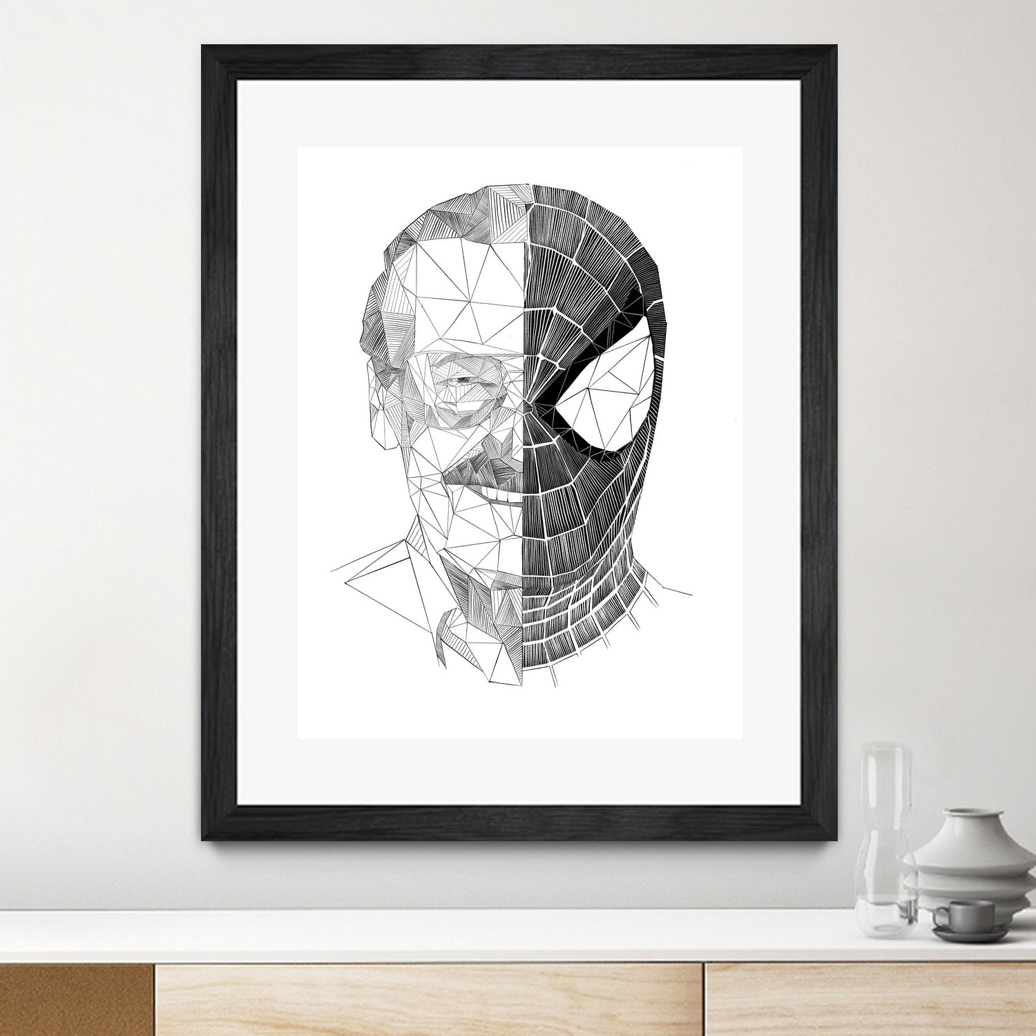 Stan Lee Tribute by Tomasz Dąbek on GIANT ART - black digital drawing