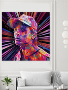 Marty Pop by Alessandro Pautasso on GIANT ART - fuchsia digital painting