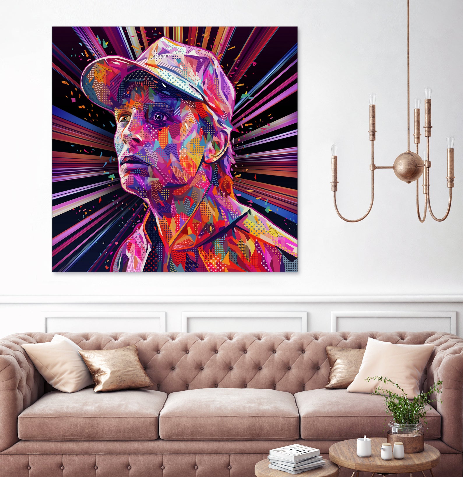 Marty Pop by Alessandro Pautasso on GIANT ART - fuchsia digital painting