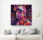 Marty Pop by Alessandro Pautasso on GIANT ART - fuchsia digital painting