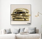 Golden Burger by Antoni Tudisco on GIANT ART - 3d art