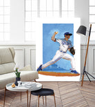 The Pitcher by Claudia Labarca on GIANT ART - blue digital painting