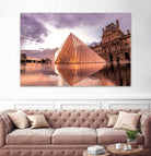 The Louvre by Steven Sandner on GIANT ART - white digital painting