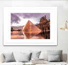 The Louvre by Steven Sandner on GIANT ART - white digital painting