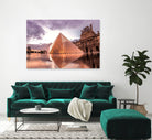 The Louvre by Steven Sandner on GIANT ART - white digital painting